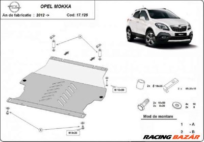 Opel Mokka 2010- motorvédő lemez