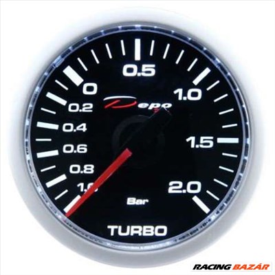 Depo Racing turbónyomásmérő 2 baros (mechanikus)