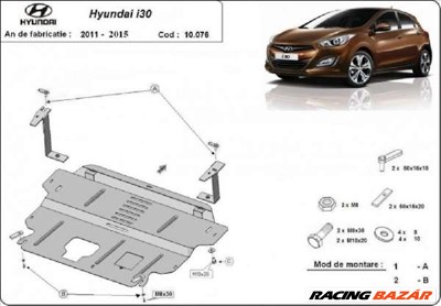 Hyundai i30 2011- motorvédő lemez