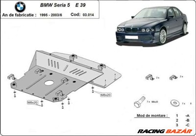 BMW  E39 motorvédő lemez