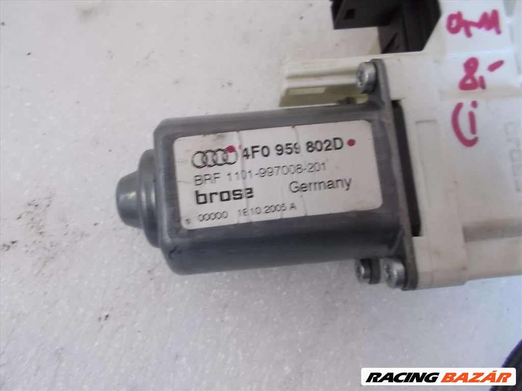 AUDI A6 jobb első ablakemelő motor 2004-2011 4F0959802D 3. kép