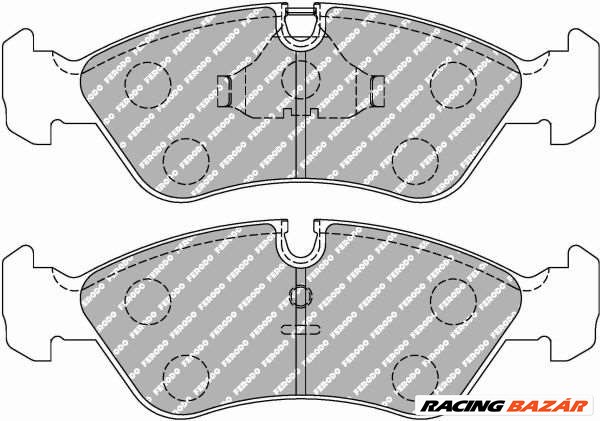 Opel Astra F, Calibra, Kadett Ferodo DS3000 első fékbetét szett FCP584R 1. kép
