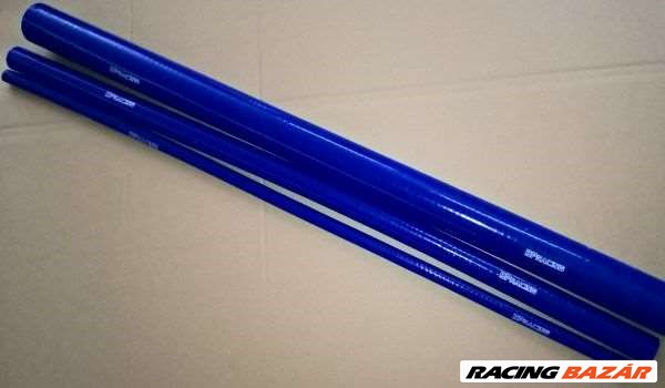 Egyenes szilikon cső 1 méter hosszú - 102 mm (kék) 1. kép