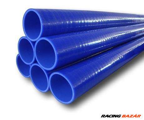 Egyenes szilikon cső 1 méter hosszú - 16 mm (kék) 1. kép