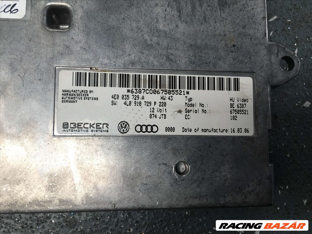 Audi Q7 MMI modul 4E0035729A 2. kép