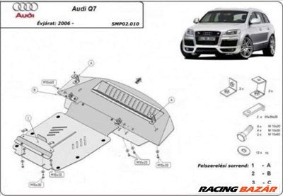 Audi Q7 motorvédő lemez