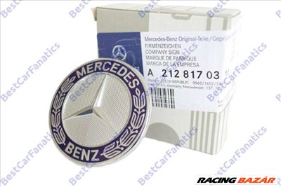 Gyári Mercedes Benz 57mm-es motorháztető embléma A2128170316 W205 W212