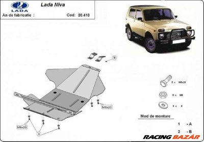 Lada Niva motorvédő lemez 