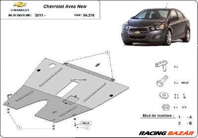 Chevrolet Aveo 2011- motorvédő lemez