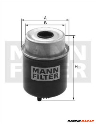 MANN-FILTER wk8120 Üzemanyagszűrő - SKODA