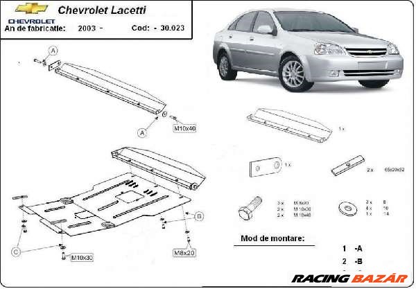 Chevrolet Lacetti 2004- motorvédő lemez 1. kép