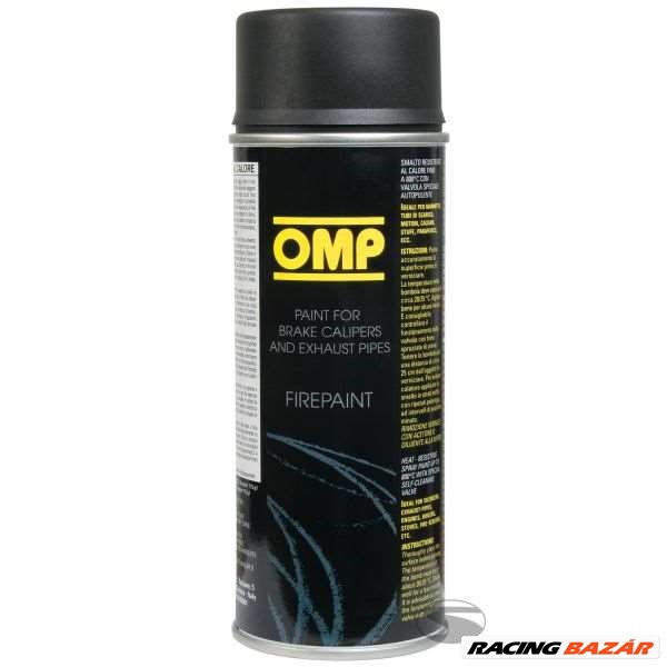 OMP hőálló festék spray - fekete 1. kép