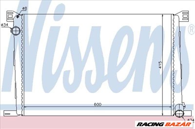 NISSENS 69706 Motorvízhűtő - MINI