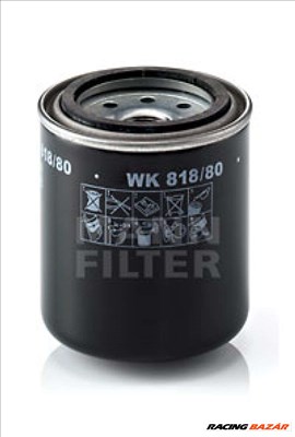 MANN-FILTER WK 818/80 Üzemanyagszűrő - RENAULT, VOLVO, BMW, SUZUKI, SEAT, OPEL, PEUGEOT