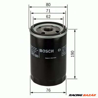 BOSCH 0 451 103 348 - olajszűrő AUDI