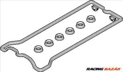 ELRING 900.133 Szelepfedél tömítéskészlet - MERCEDES-BENZ, SSANGYONG, DAEWOO