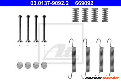 ATE 03.0137-9092.2 - Kézifék pofa tartozékkészlet OPEL VAUXHALL