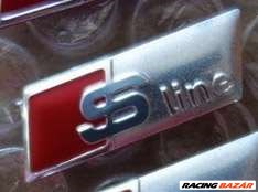 Audi hoz S-line jelzés - ezüst színben 1. kép