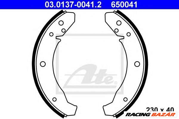 ATE 03.0137-0041.2 - fékpofakészlet PORSCHE VW 1. kép