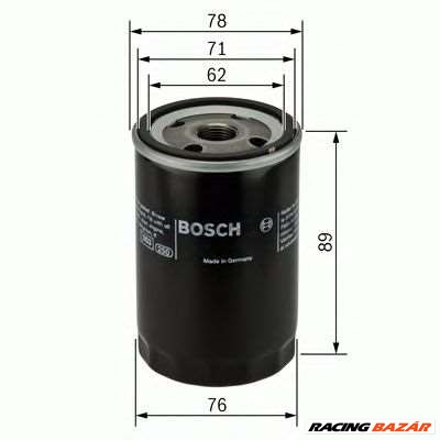 BOSCH 0 451 104 026 - olajszűrő AUSTIN FSO LAND ROVER MG MG (SAIC) ROEWE (SAIC) ROVER 1. kép
