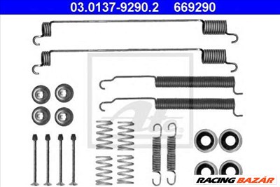 ATE 03.0137-9290.2 - tartozék készlet, fékpofa NISSAN