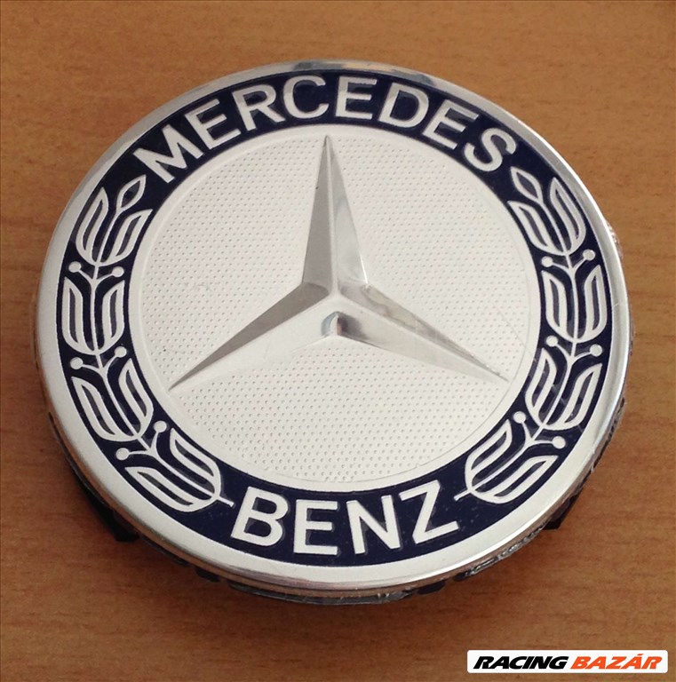 Mercedes -hez felni közép, kupak 75 mm-es méretben. ( mély kék - kalászos ) 1. kép