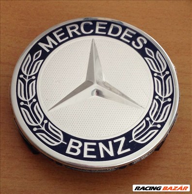 Mercedes -hez felni közép, kupak 75 mm-es méretben. ( mély kék - kalászos )