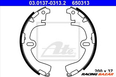 ATE 03.0137-0313.2 - fékpofakészlet TOYOTA