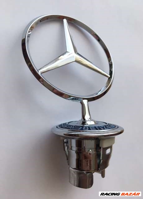 W 140 Mercedes -hez csillag motorháztetőre 1. kép