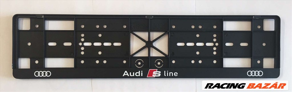Audi -hoz S-line rendszám keret, tartó 1. kép