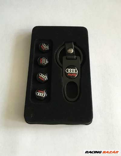 Audi -hoz szelepsapka szett - kulcstartóval 1. kép