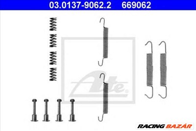 ATE 03.0137-9062.2 - Kézifék pofa tartozékkészlet BMW