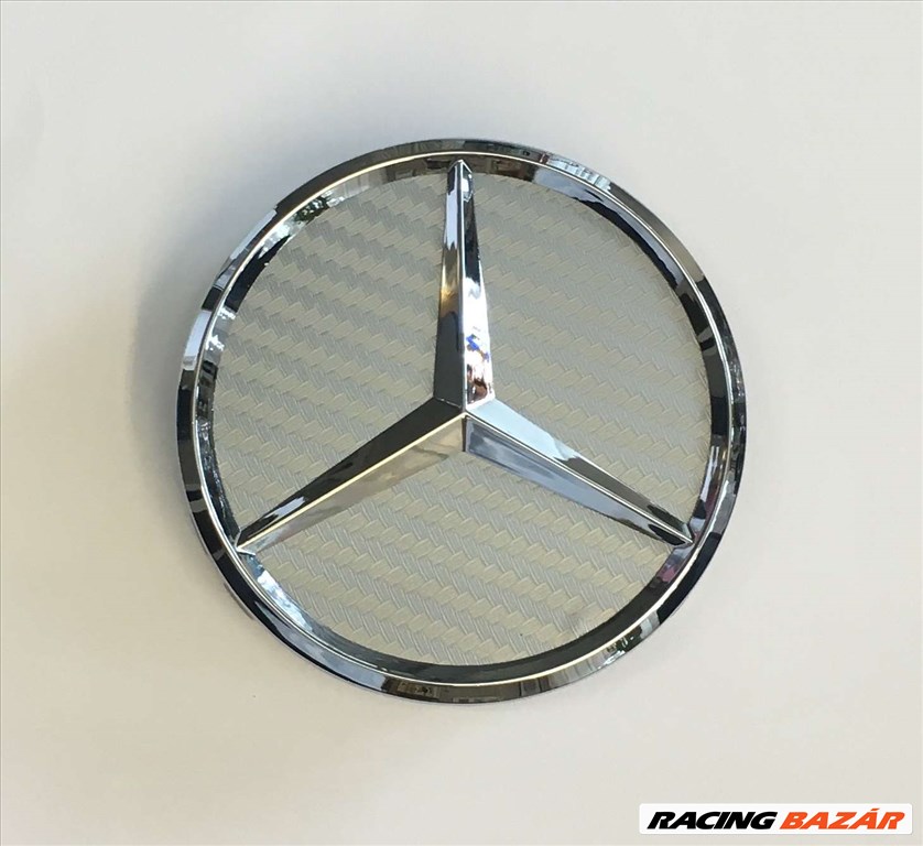Mercedes -hez felni közép, kupak 75 mm-es méretben - karbon ( carbon ) 1. kép