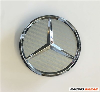 Mercedes -hez felni közép, kupak 75 mm-es méretben - karbon ( carbon )