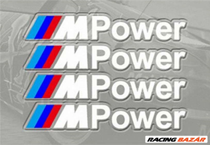 BMW M Power matrica - fehér 1. kép