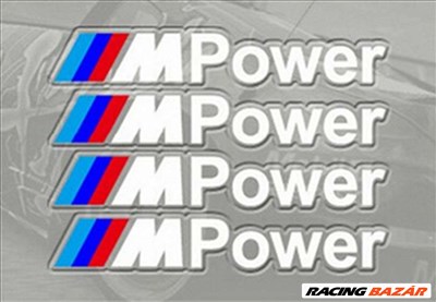 BMW M Power matrica - fehér