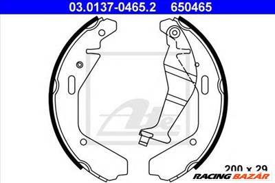 ATE 03.0137-0465.2 - fékpofakészlet OPEL SUBARU SUZUKI VAUXHALL