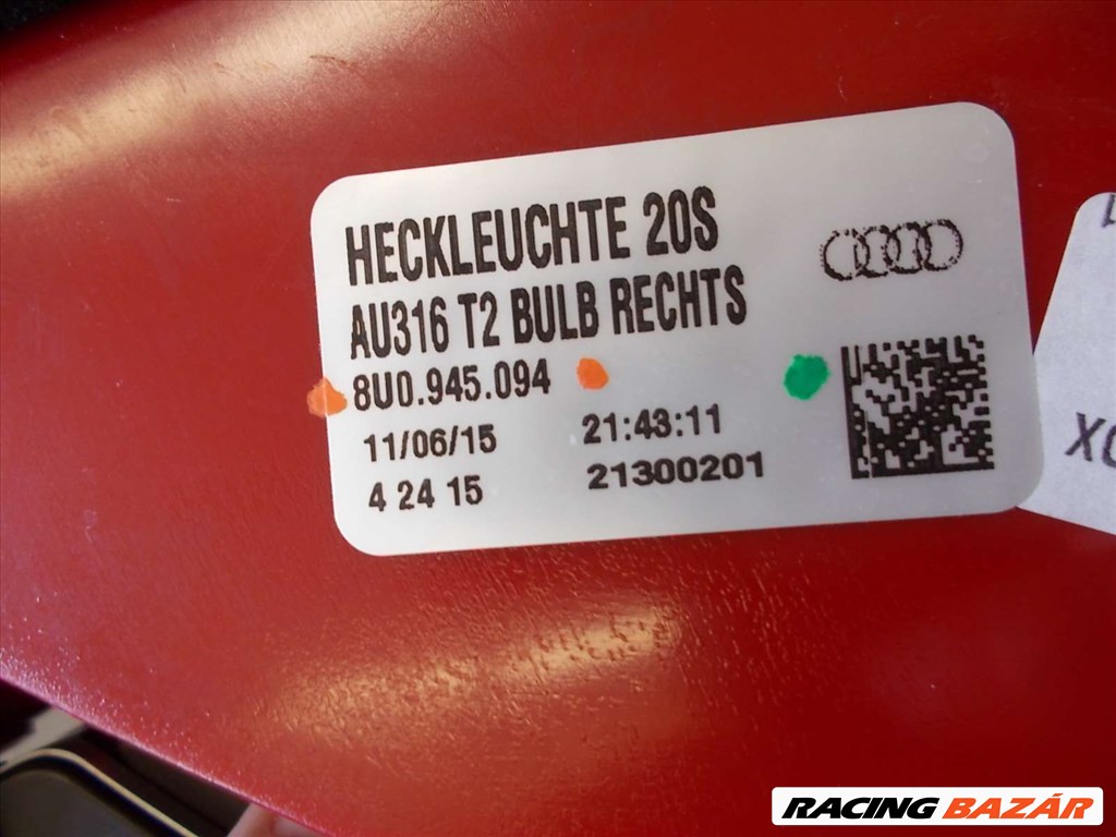 AUDI Q3 jobb hátsó lámpa 2011-2015 8u0945094 4. kép