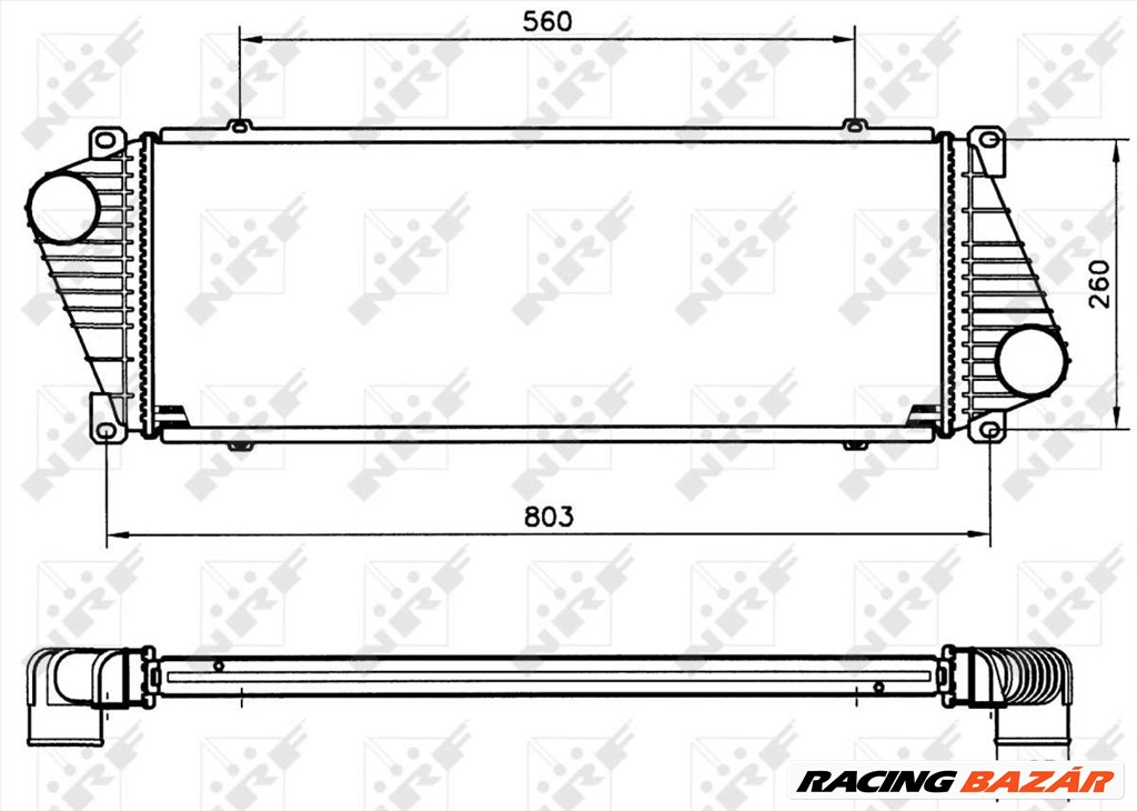 NRF 30830 Intercooler 1. kép