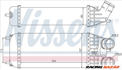 NISSENS 96594 Intercooler