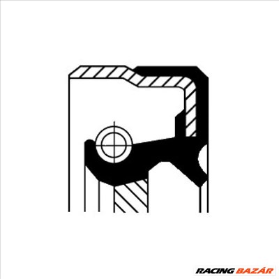 CORTECO 01034697b Tömítőgyűrű, mellékhajtás - SKODA, SSANGYONG, MERCEDES-BENZ, SEAT, FORD, SUBARU