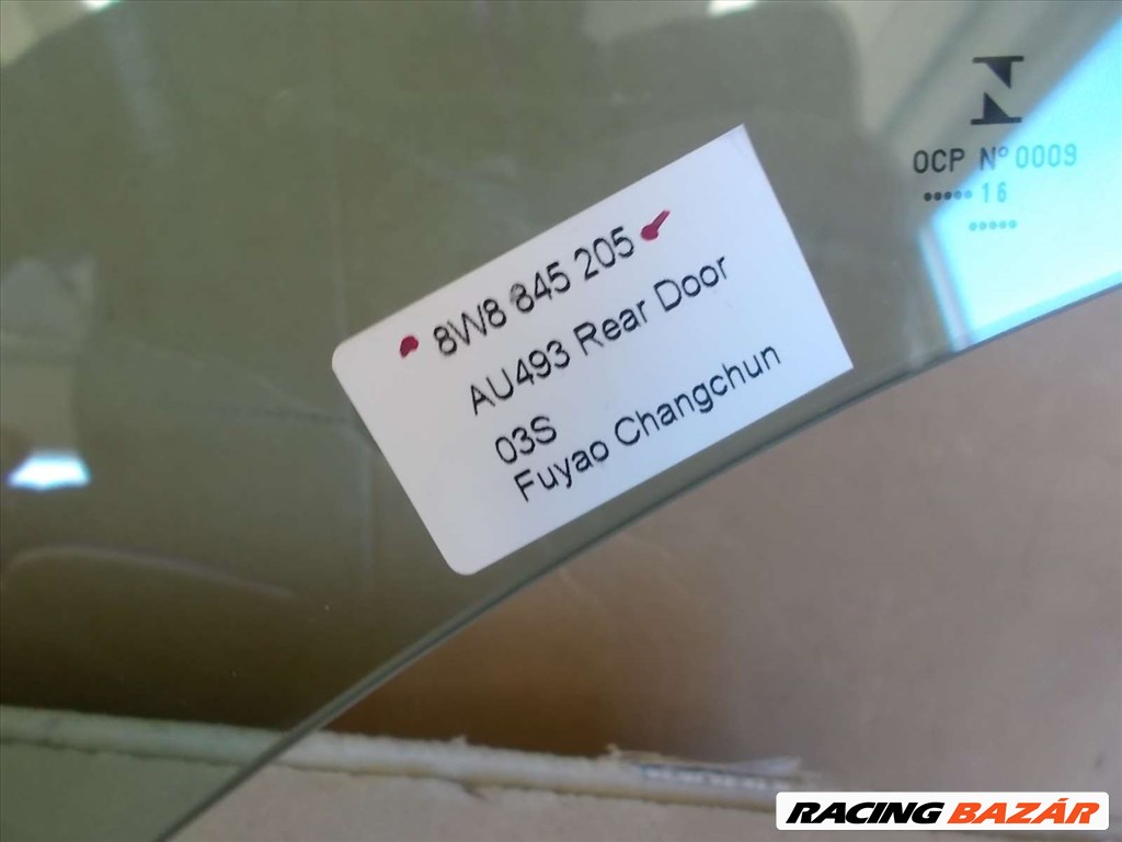 AUDI A5 Sportback bal hátsó ajtóüveg 2017-2020 8w8845205 3. kép