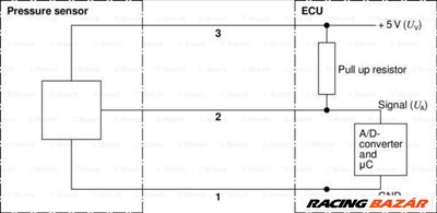 BOSCH 0 261 545 053 - üzemanyag nyomás érzékelő ALFA ROMEO