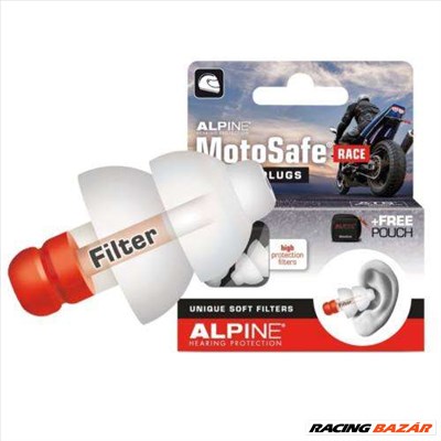 Alpine Motosafe Race Motoros Füldugó