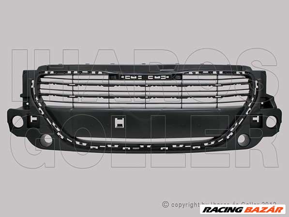 Peugeot 301 2013- - Hűtődíszrács, fekete -17.01 1. kép