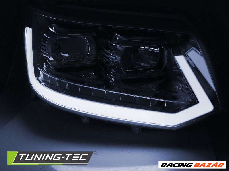 Volkswagen VW T5 2010-2015 LED TUBE LIGHT CHROME T6 LOOK Tuning-Tec fényszóró  3. kép