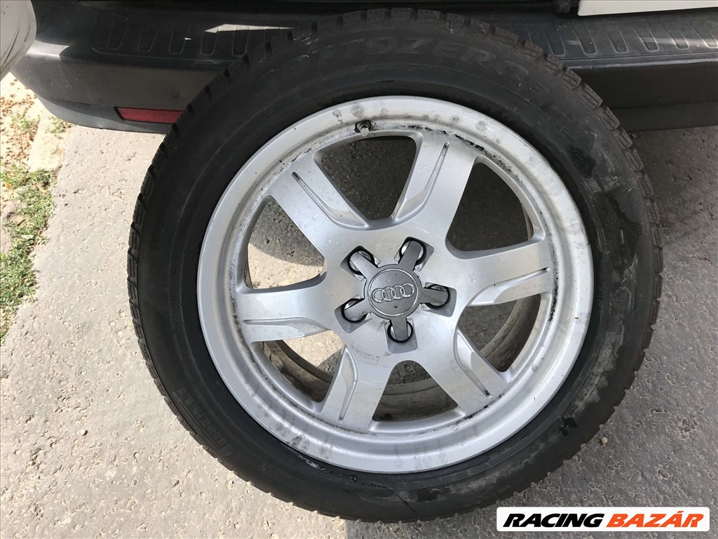 Audi A5 gyári 7,5X17-es 5X112-es ET28-as könnyűfém felni garnítúra eladó 1. kép