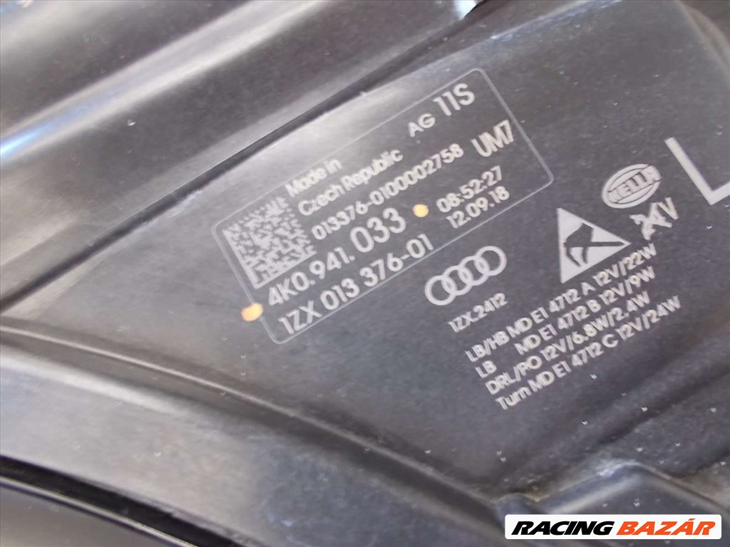 AUDI A6 4K0 bal első LED fényszóró 2019-2021 4k0941033 6. kép