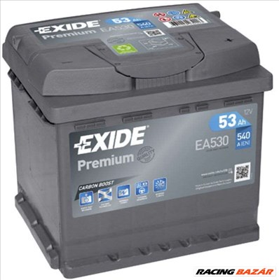 EXIDE EA530 Akkumulátor - OPEL, SUZUKI, ALFA ROMEO, CITROEN, FIAT, SEAT, VOLKSWAGEN