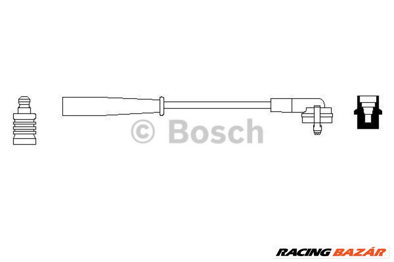 BOSCH 0986356107 Gyújtókábel - FORD 1. kép